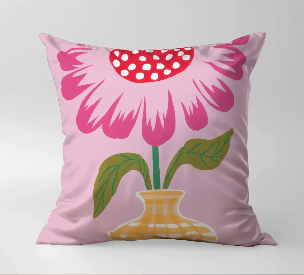 Semplice fiore rosa cuscino da Obs Canvas
