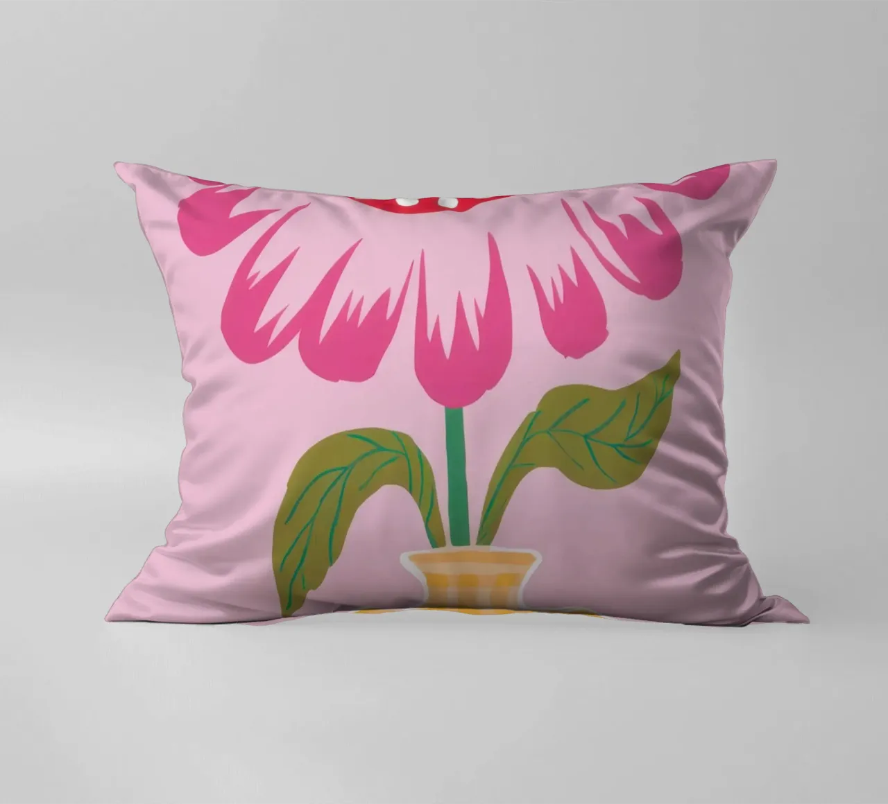Semplice fiore rosa cuscino da Obs Canvas
