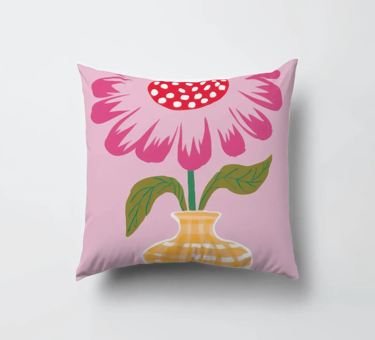 Semplice fiore rosa cuscino da Obs Canvas