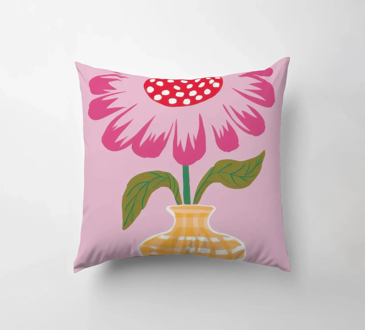 Semplice fiore rosa cuscino da Obs Canvas