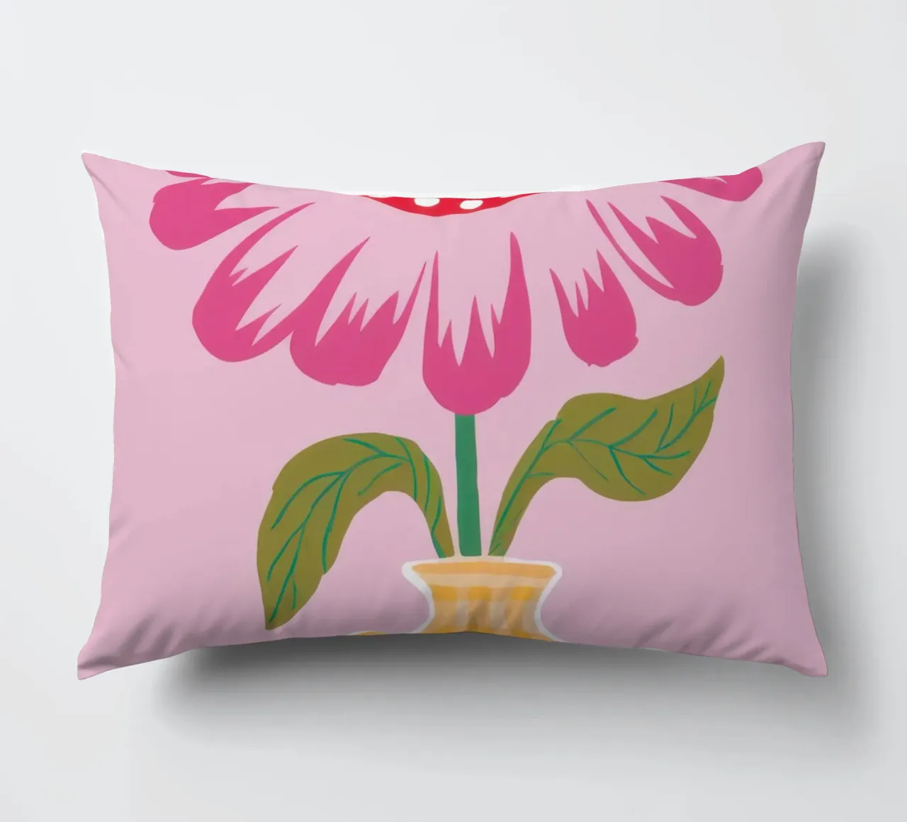 Semplice fiore rosa cuscino da Obs Canvas