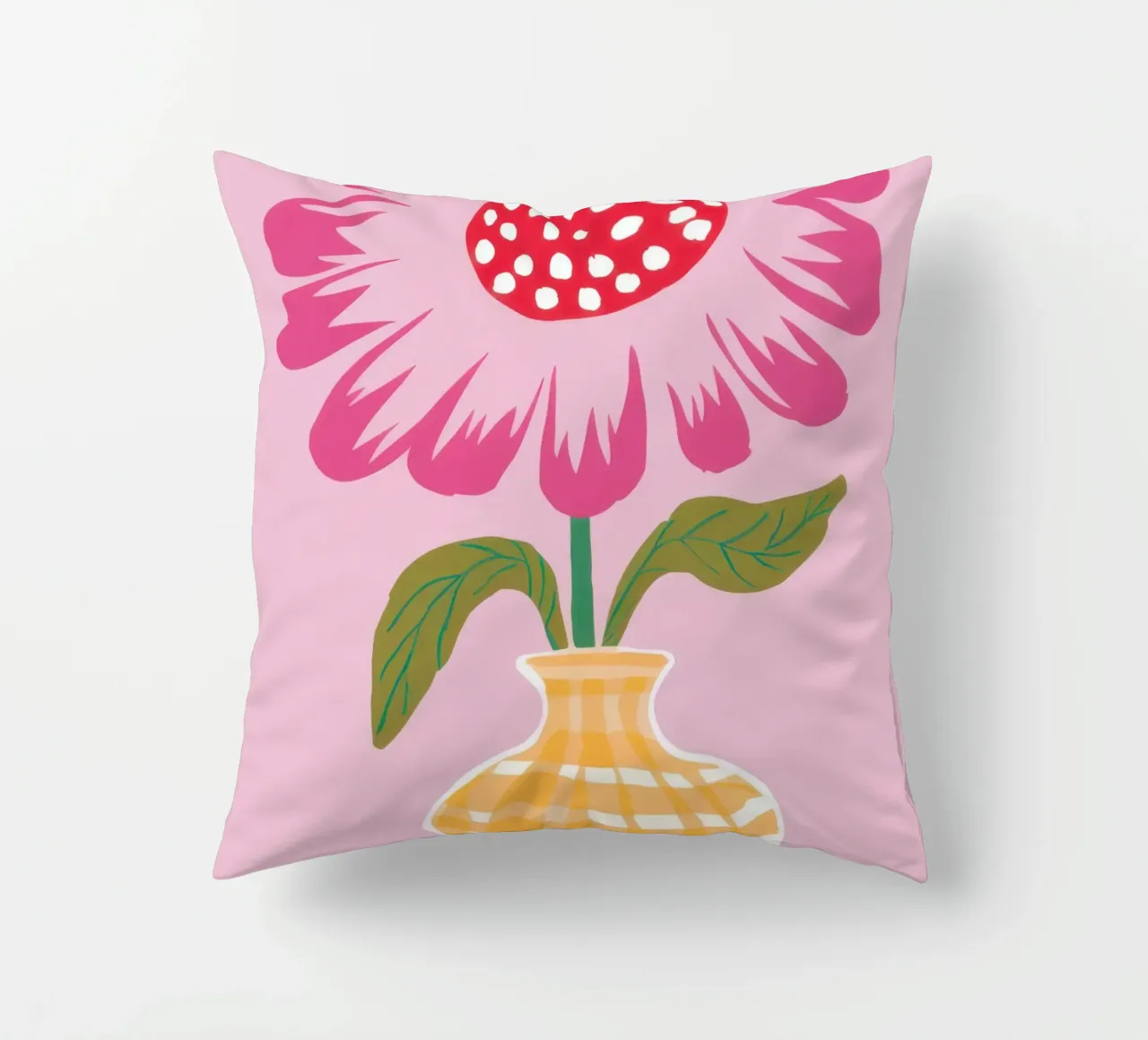 Semplice fiore rosa cuscino da Obs Canvas