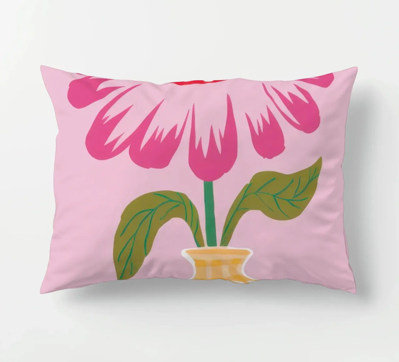 Semplice fiore rosa cuscino da Obs Canvas