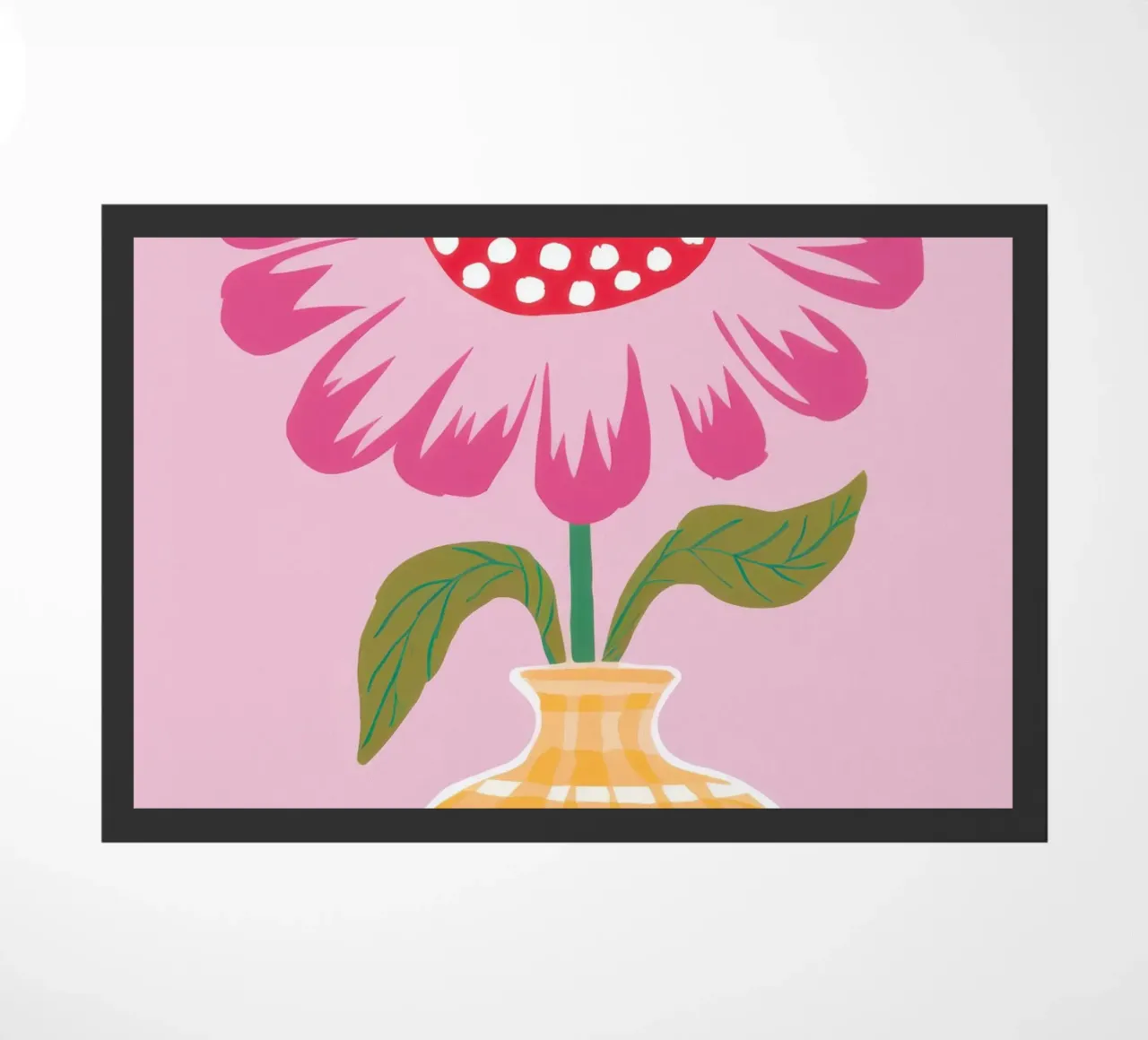 Semplice fiore rosa zerbino da Obs Canvas