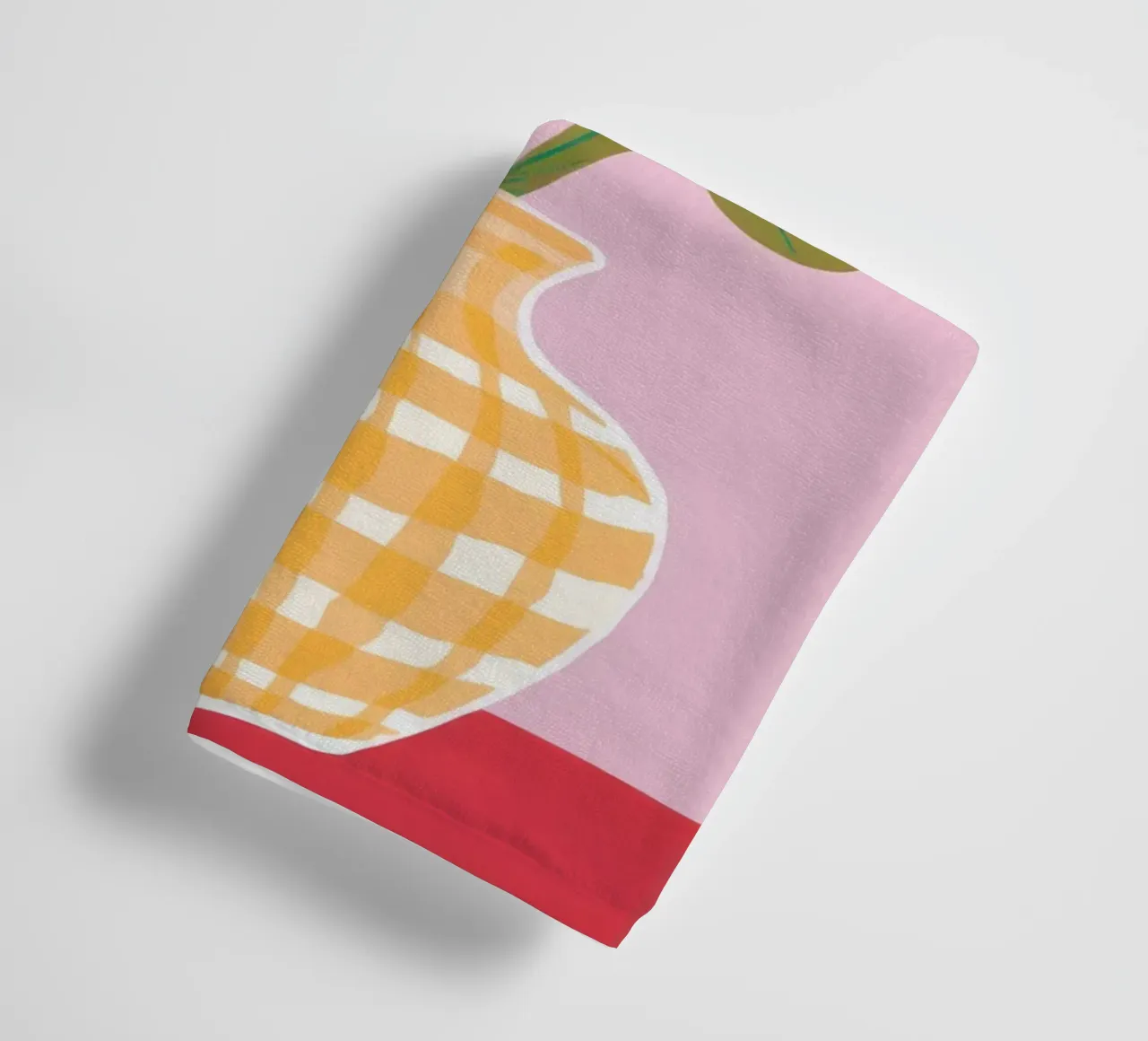 Semplice fiore rosa asciugamano da bagno da Obs Canvas