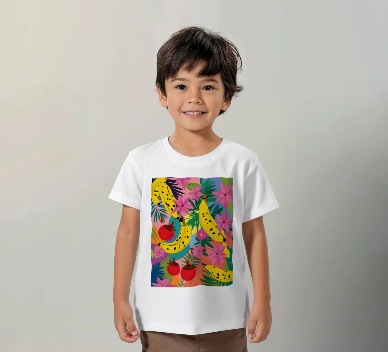 Wild Banana Leopard kids t-shirt by Frosh Pallete
