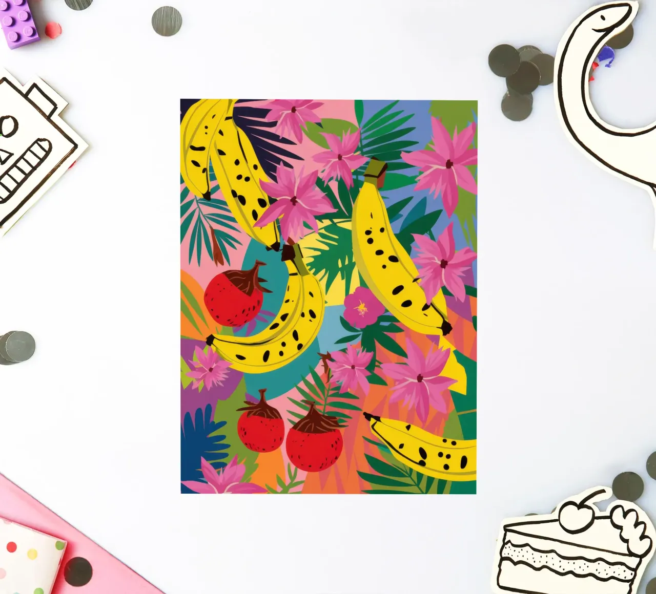 Wild Banana Leopard sticker by Frosh Pallete