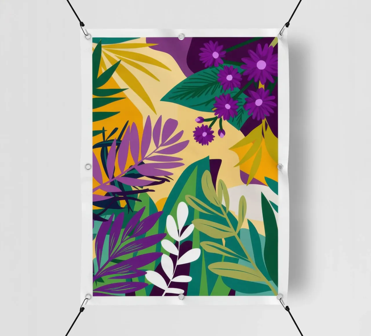 Paradiso della giungla d'uva telo in pvc da Line Fable