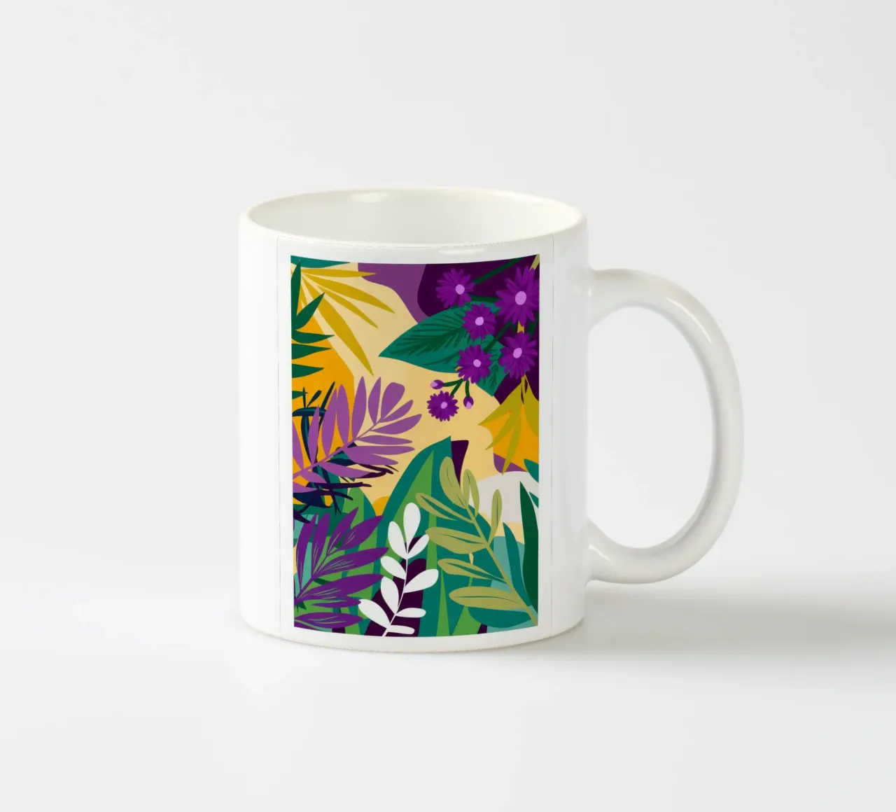 Paradiso della giungla d'uva tazza in ceramica da Line Fable