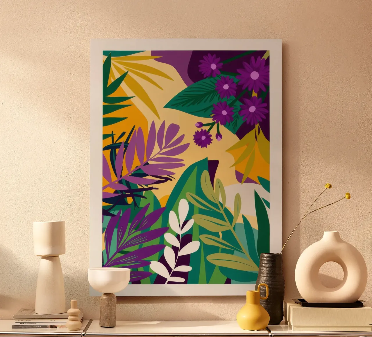 Paradiso della giungla d'uva alluminio dibond da Line Fable