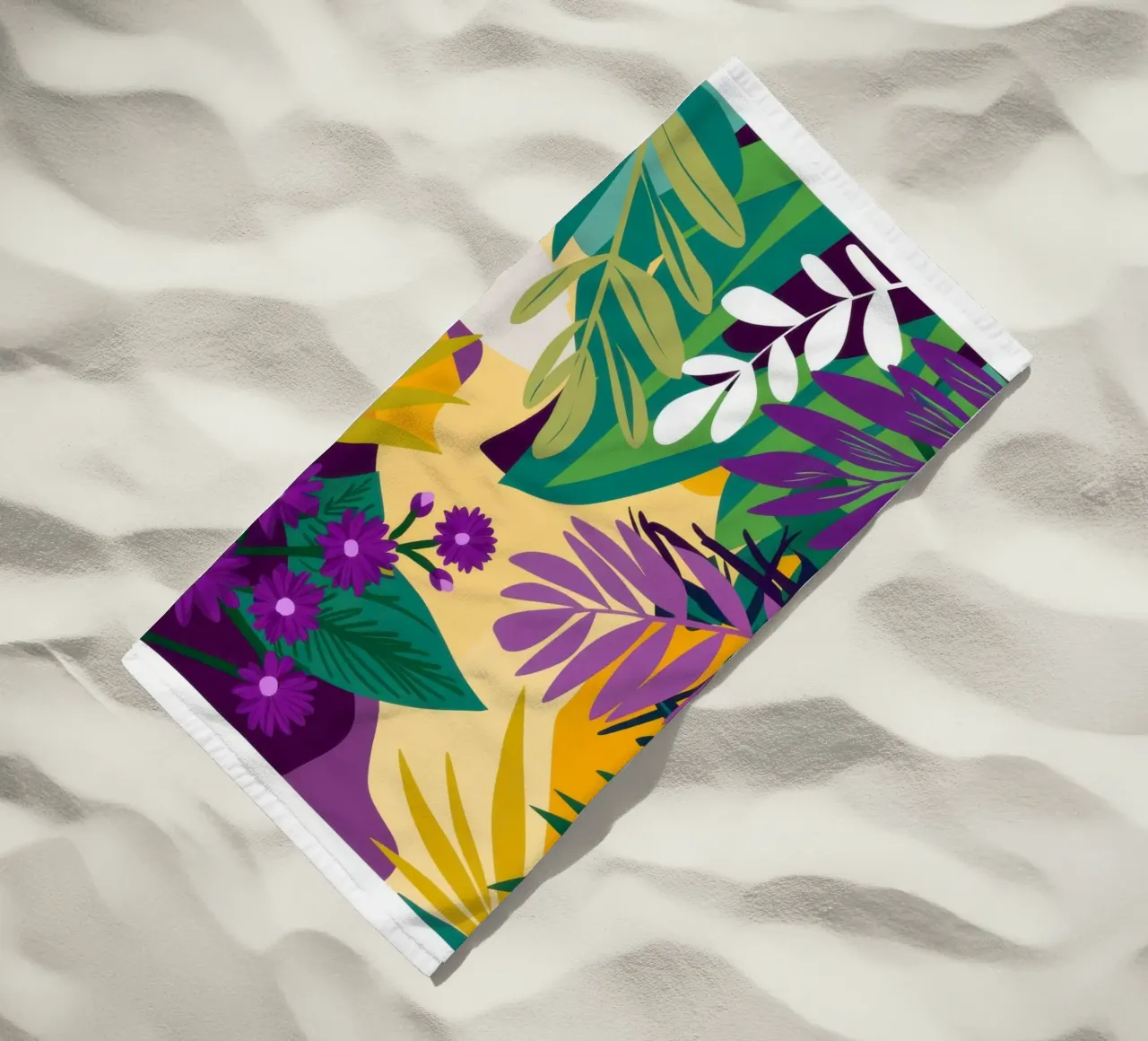 Paradiso della giungla d'uva telo mare da Line Fable