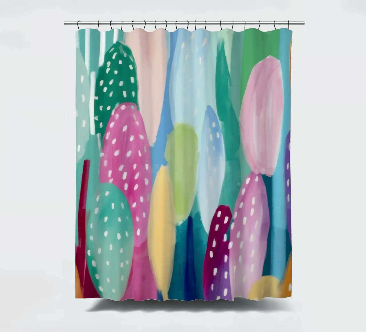 Tratti di colore impressionista tenda da doccia da Frosh Pallete