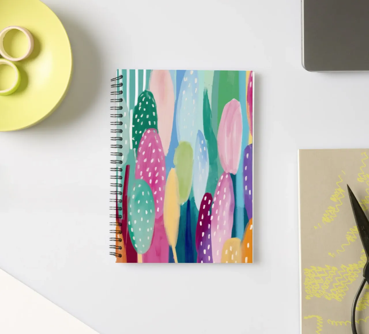 Impressionist Color Strokes spiral notebook by Frosh Pallete