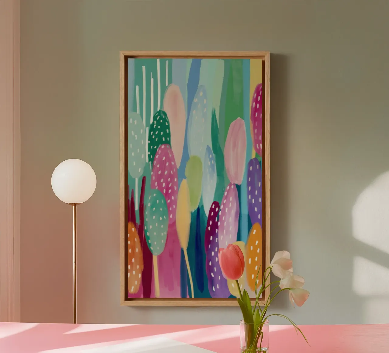 Impressionist Color Strokes canvas by Frosh Pallete