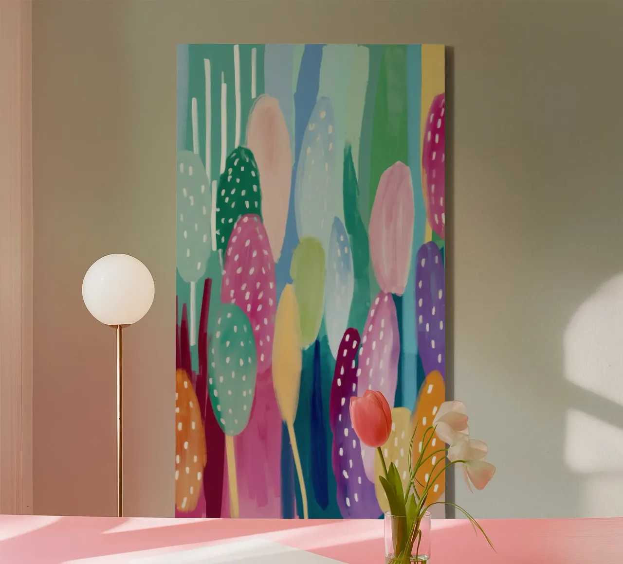Impressionist Color Strokes canvas by Frosh Pallete