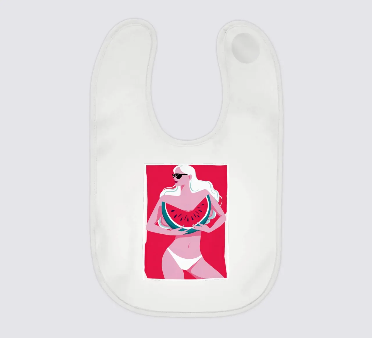 Pastèque Chic d'été bavoir de Thistle Bloom