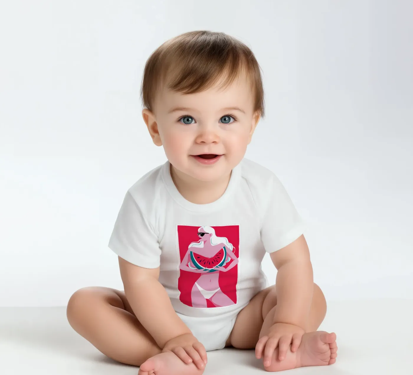 Pastèque Chic d'été body bébé de Thistle Bloom