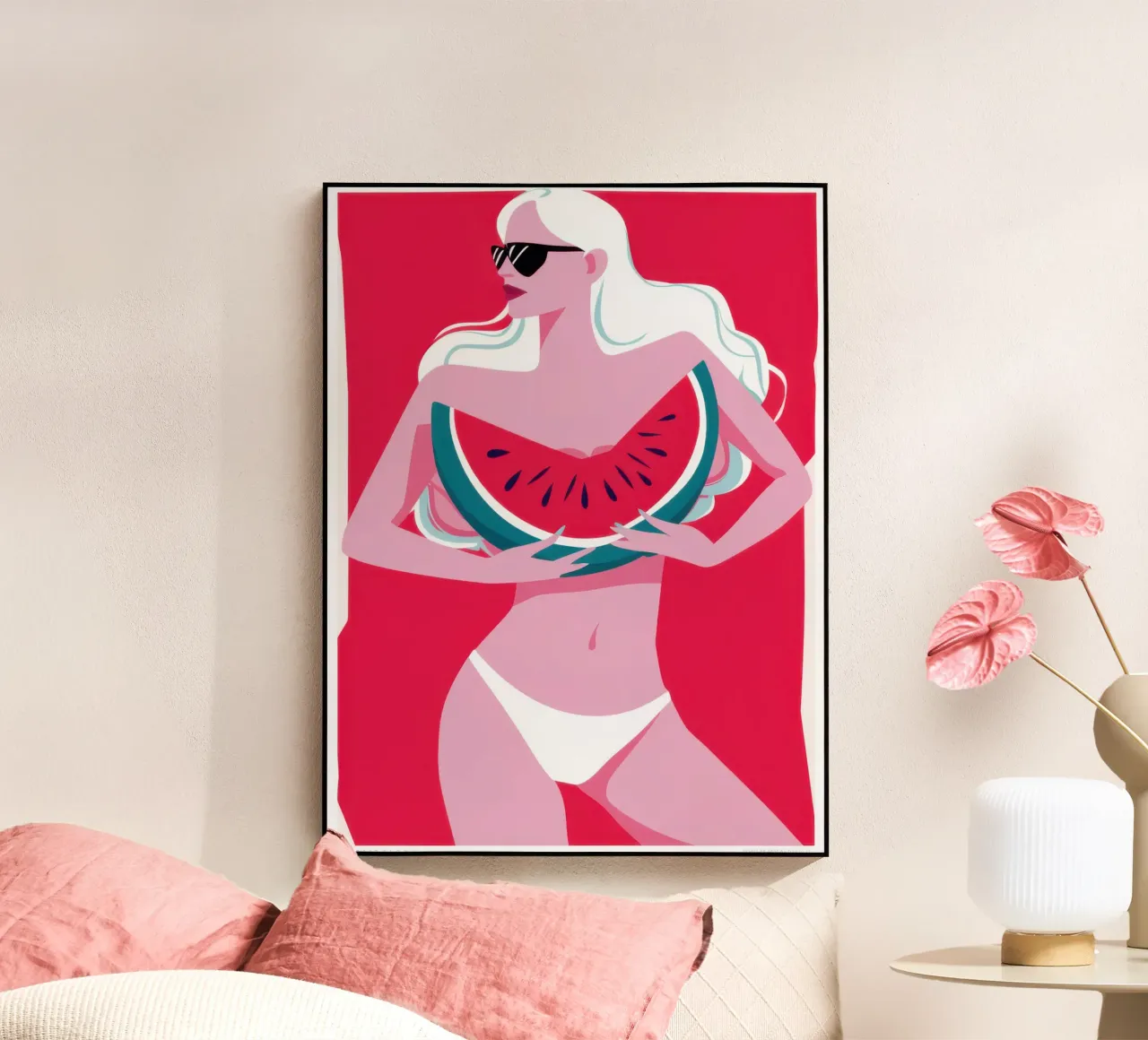 Pastèque Chic d'été plexiglas de Thistle Bloom