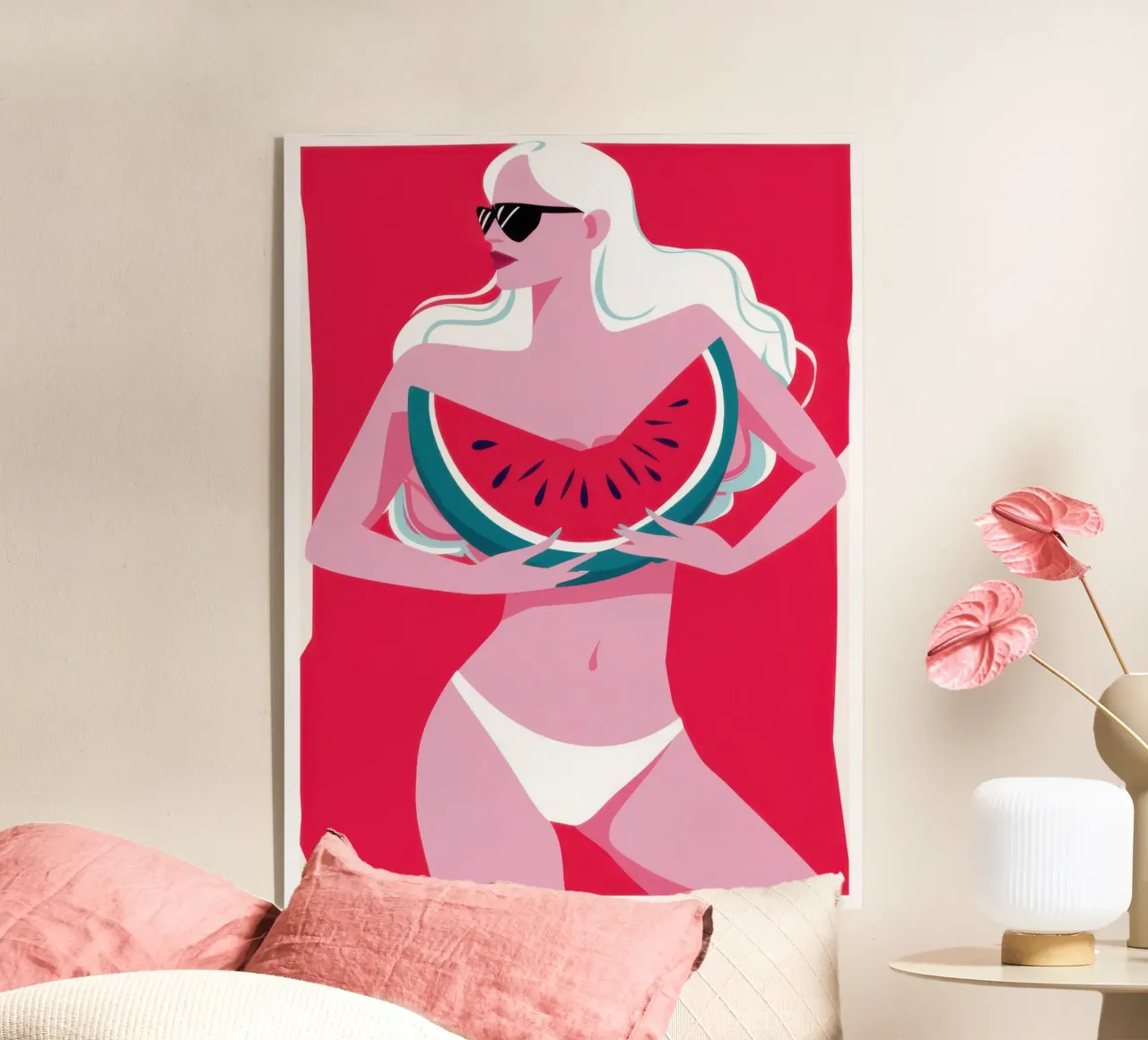 Pastèque Chic d'été plexiglas de Thistle Bloom