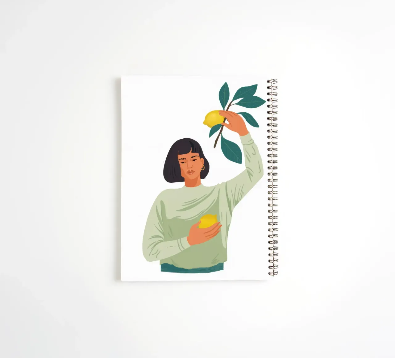 Zitronen-Erntefreude Ringbuch von Obs Canvas