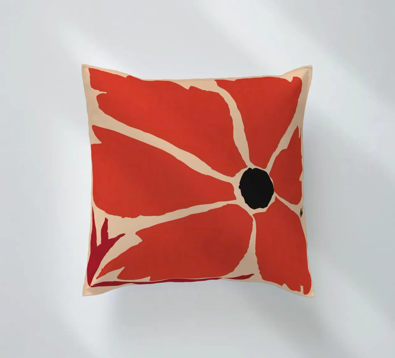 Audace fioritura cremisi cuscino da Frosh Pallete