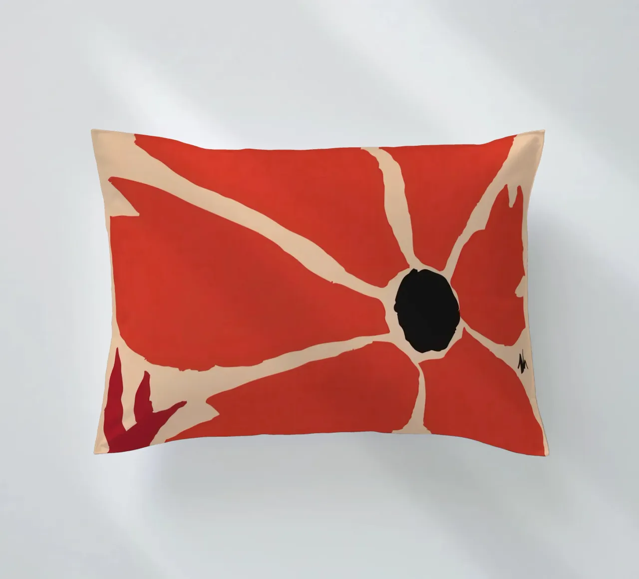 Audace fioritura cremisi cuscino da Frosh Pallete