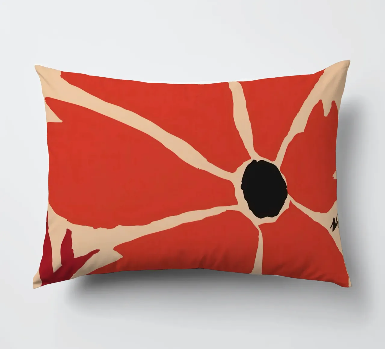 Audace fioritura cremisi cuscino da Frosh Pallete