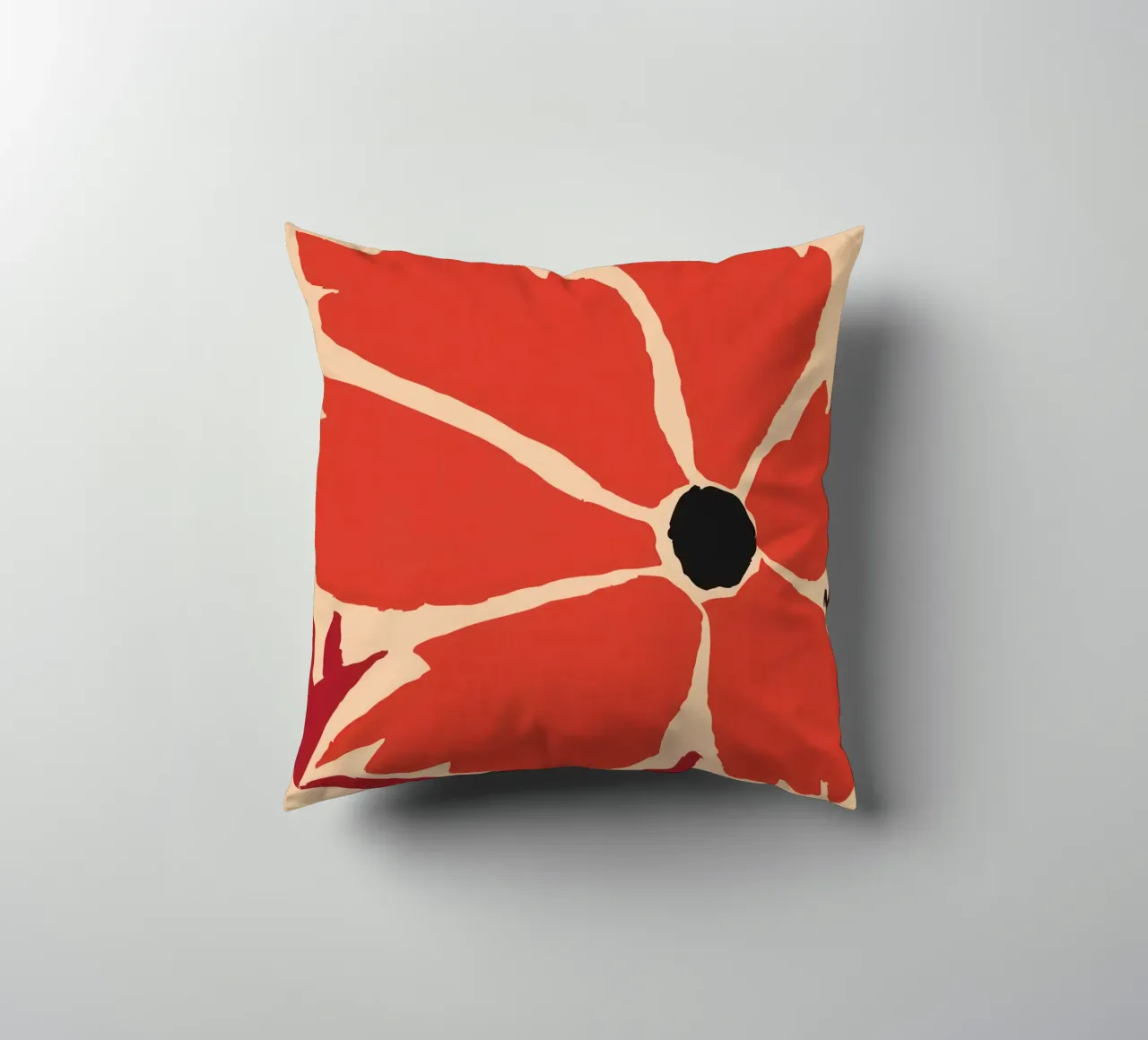 Audace fioritura cremisi cuscino da Frosh Pallete