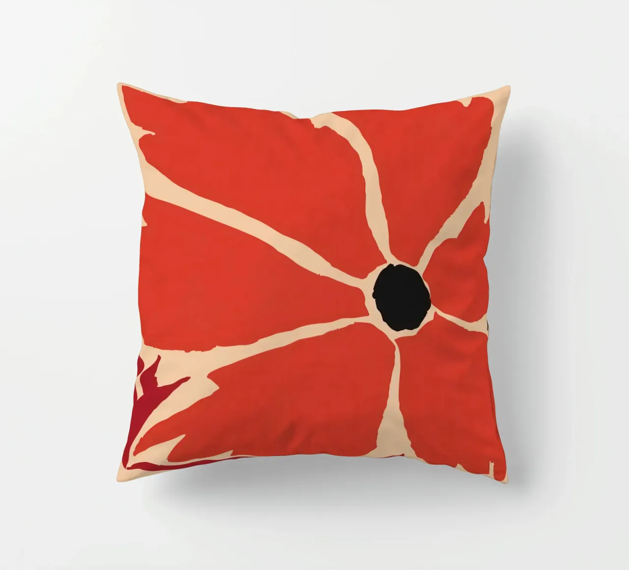 Audace fioritura cremisi cuscino da Frosh Pallete
