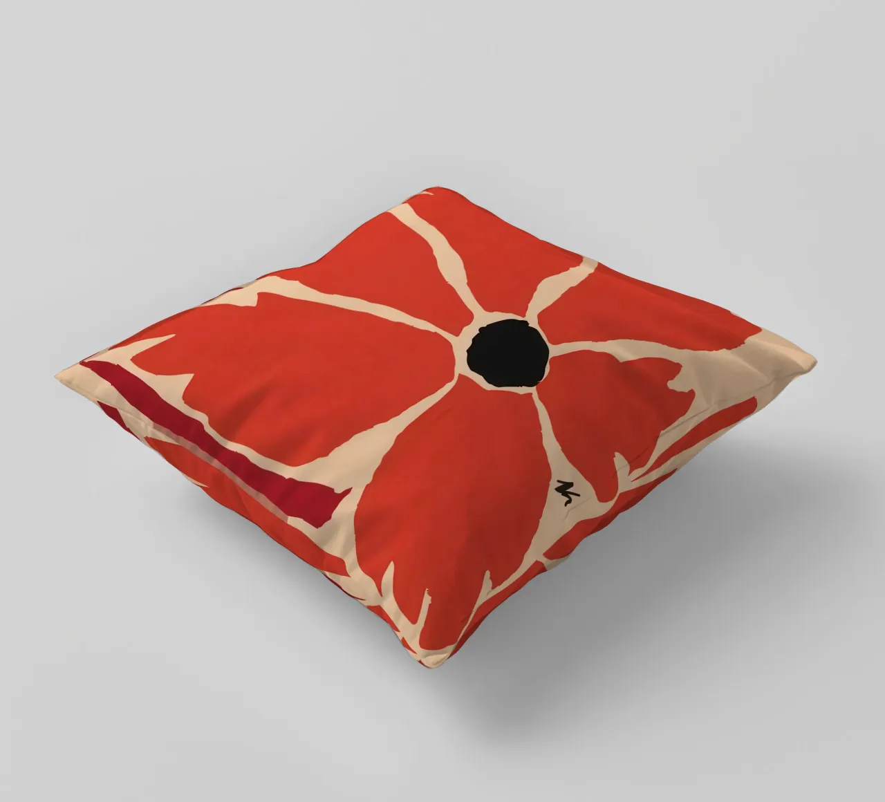 Audace fioritura cremisi cuscino da Frosh Pallete