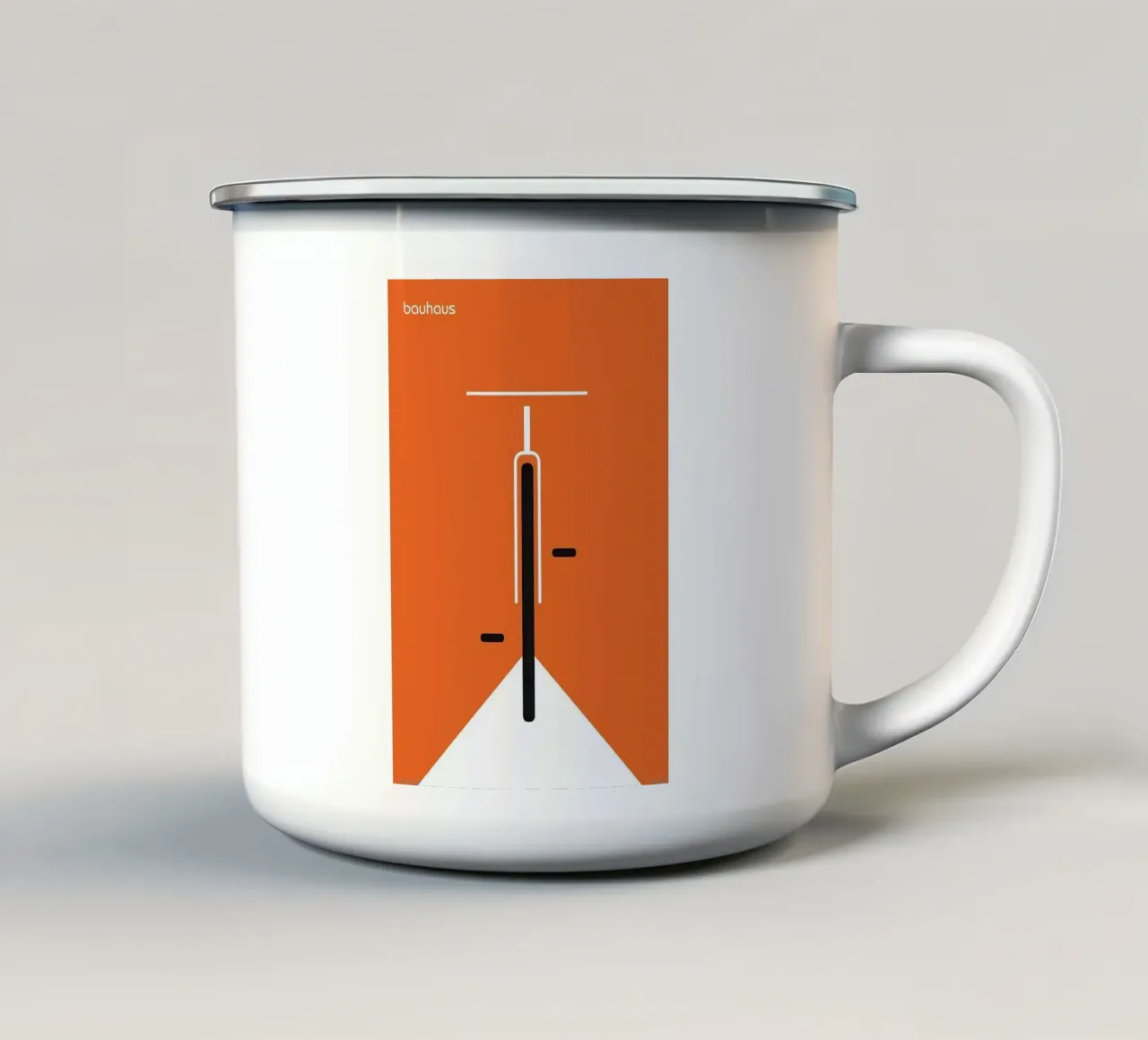 Bauhaus tazza in smalto da Narciso