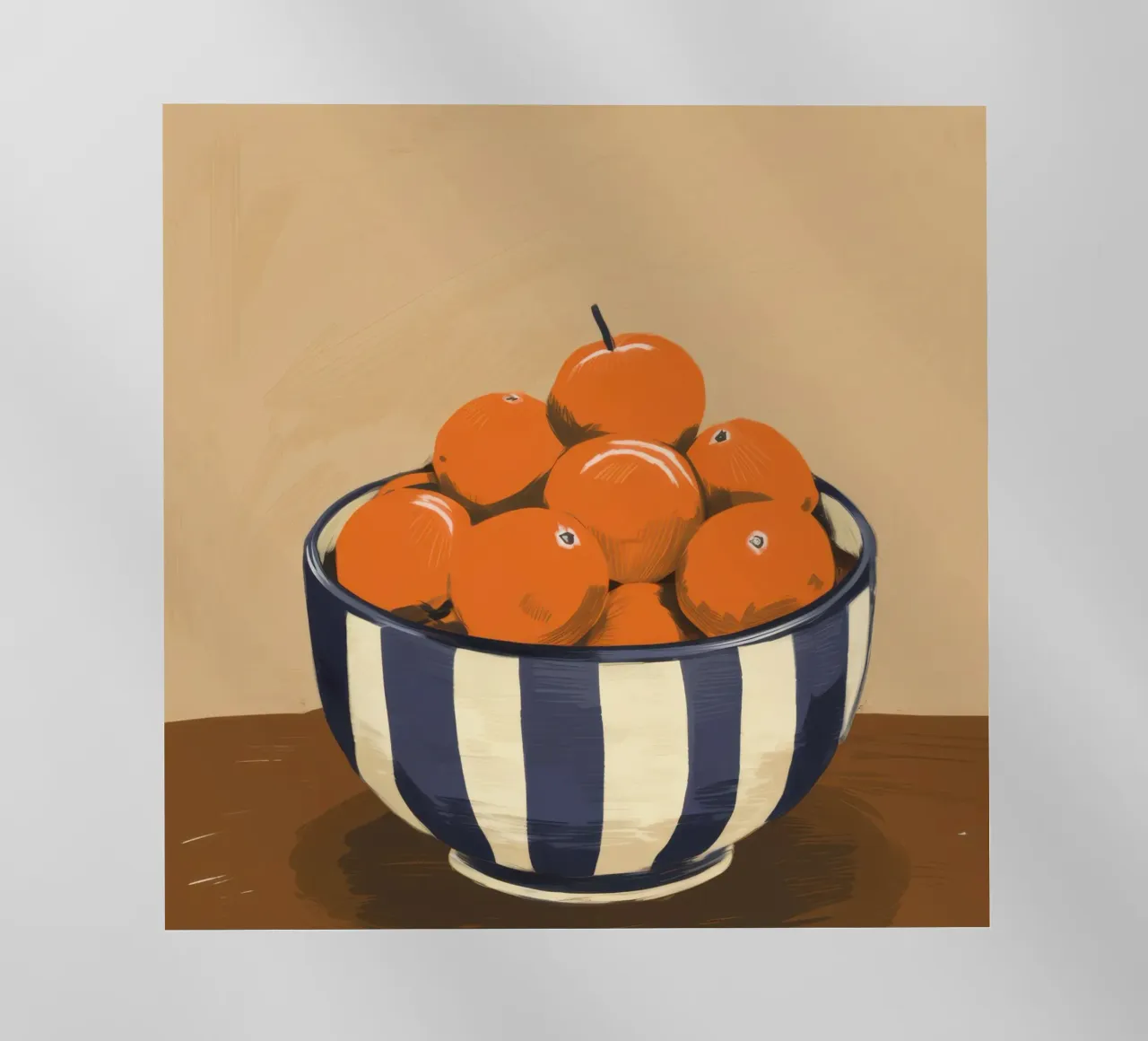 Rustica quiete arancione pellicola backlit da Frosh Pallete