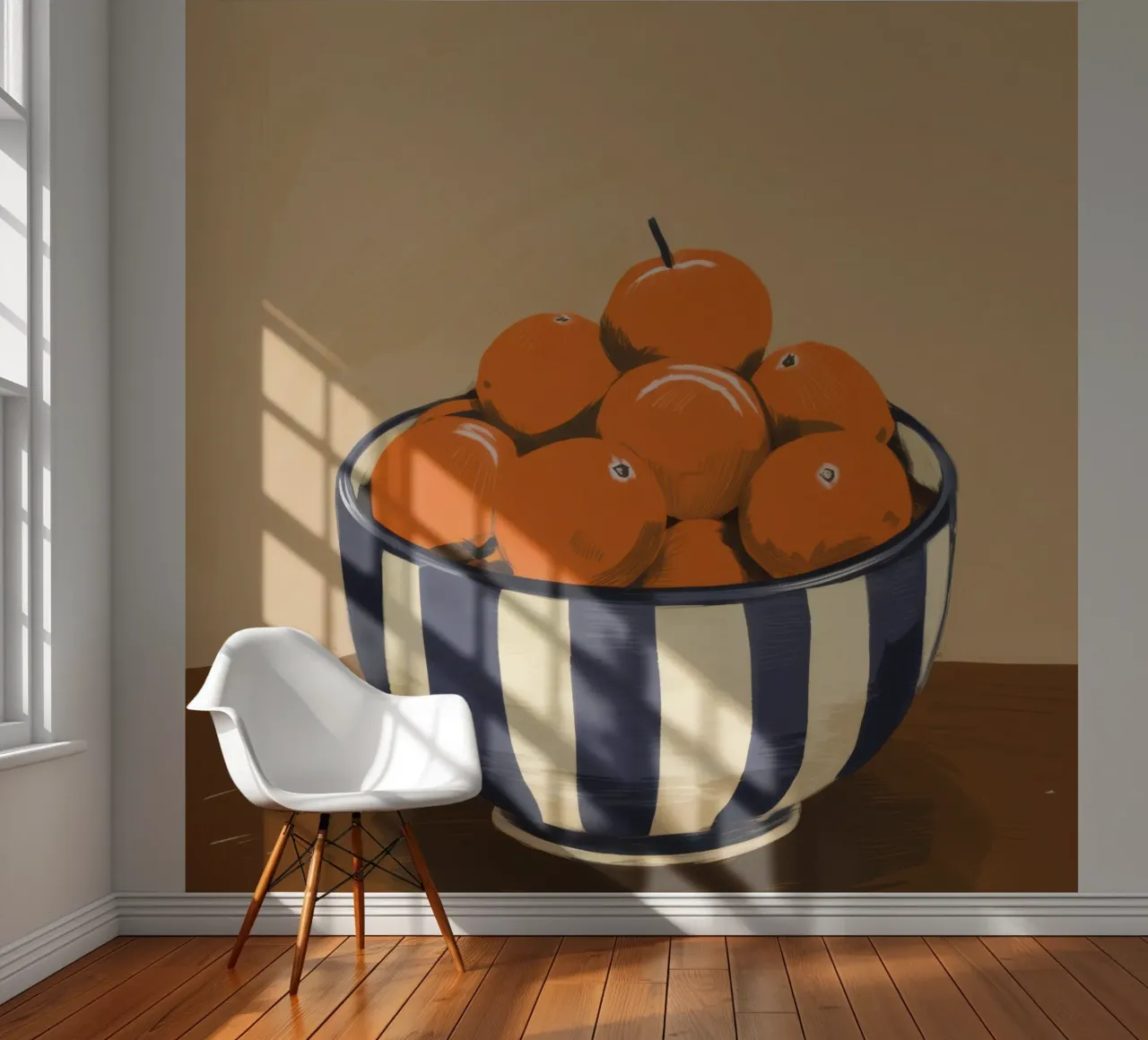 Rustic Orange Stillness photo wallpaper by Frosh Pallete