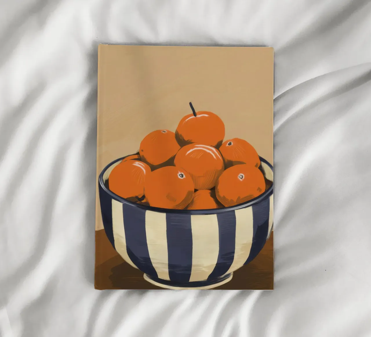 Rustic Orange Stillness notebook by Frosh Pallete