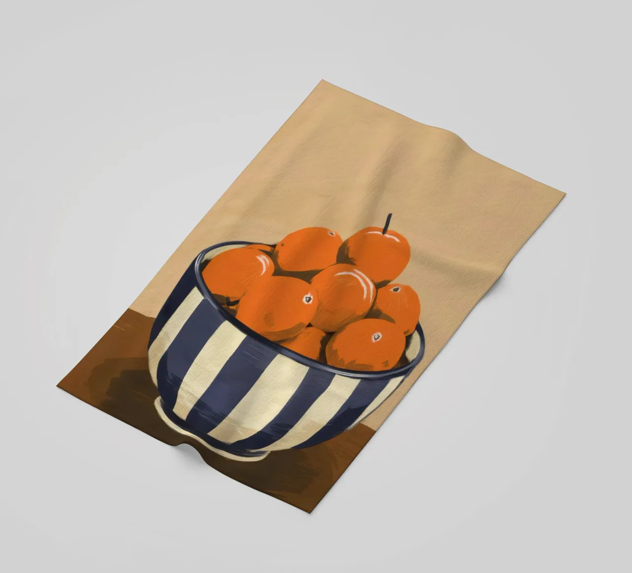 Rustic Orange Stillness beach towel by Frosh Pallete