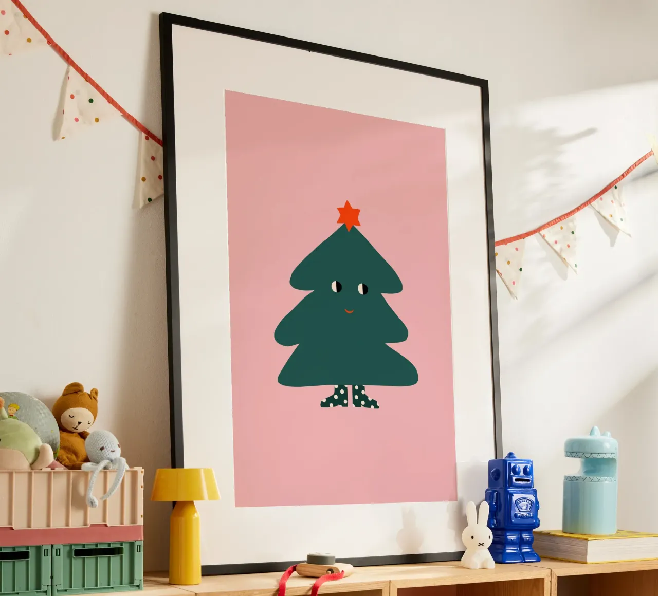 Albero di Natale con occhi carta hahnemühle da Maren Gross