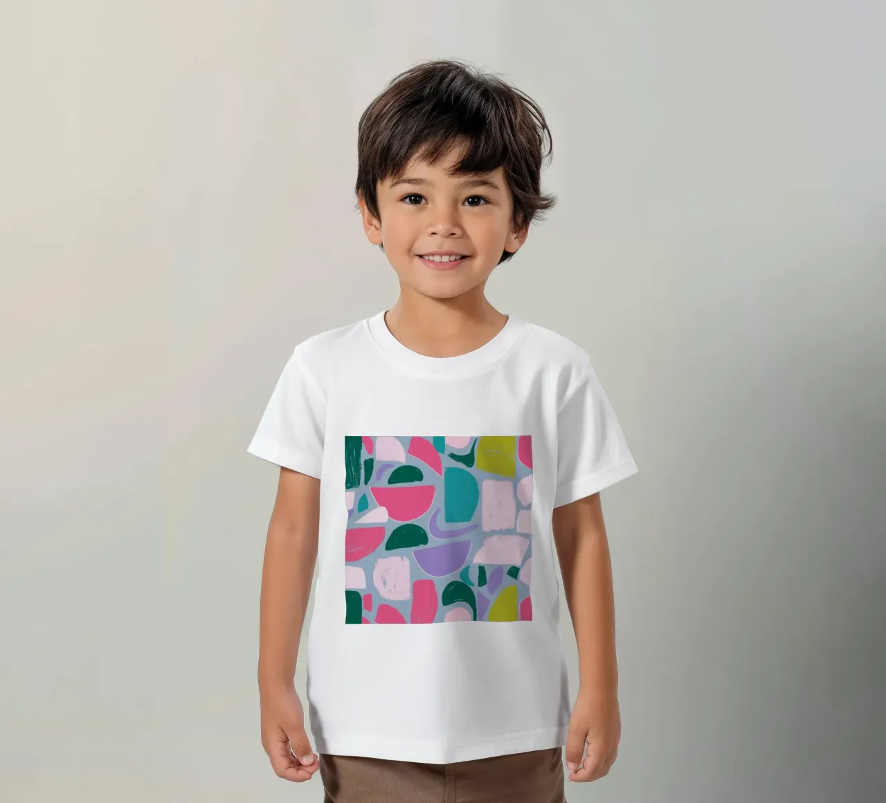 Gioco di colori amorfi t-shirt bambini da Thistle Bloom