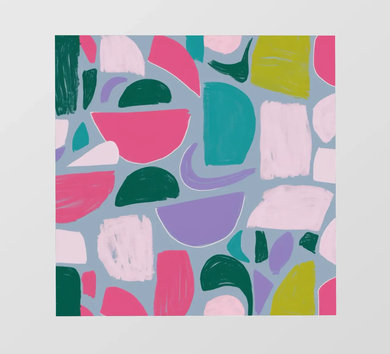 Gioco di colori amorfi telo in pvc da Thistle Bloom