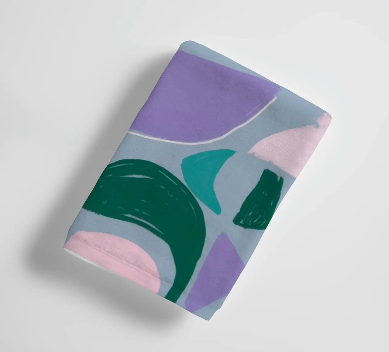 Gioco di colori amorfi asciugamano da bagno da Thistle Bloom