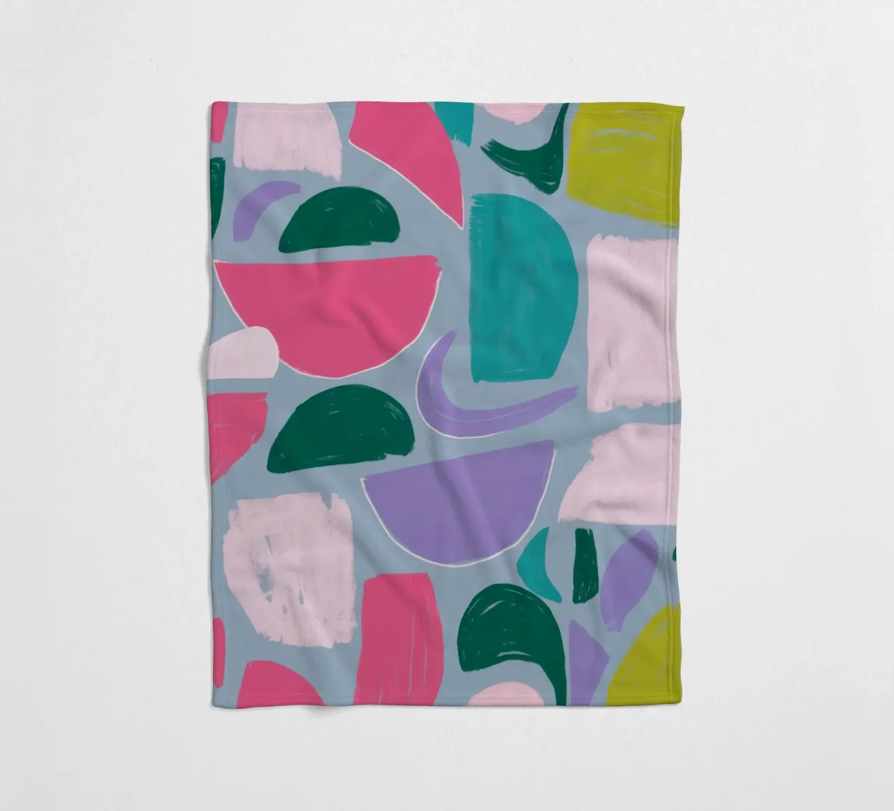 Gioco di colori amorfi coperta in pile da Thistle Bloom