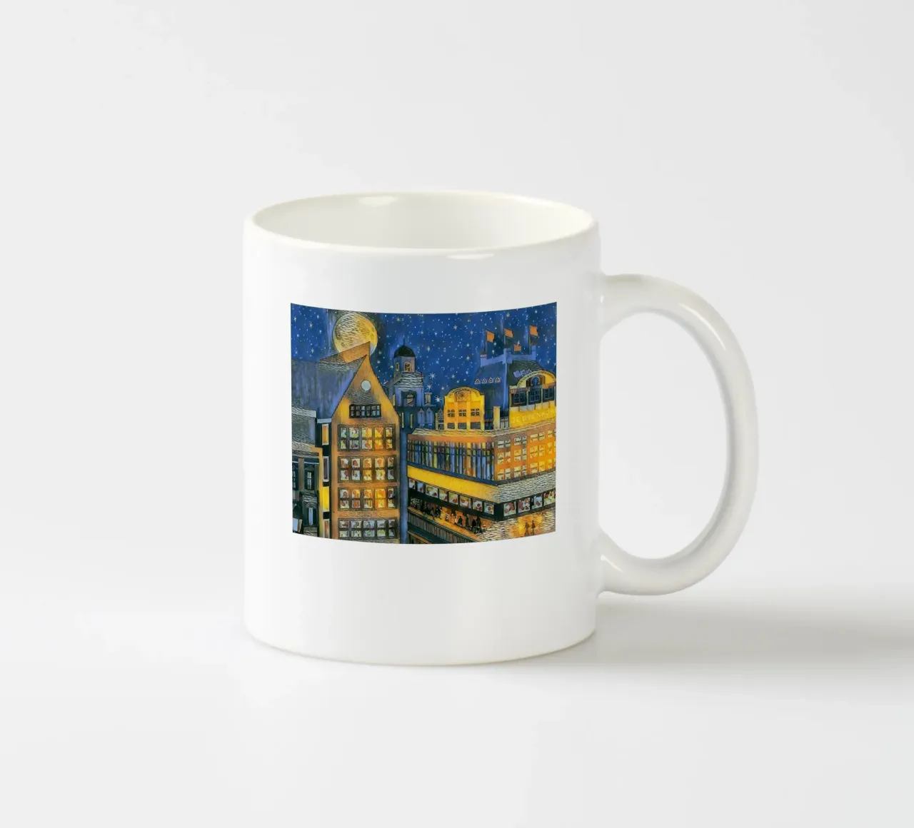 Una notte ad Amsterdam tazza in ceramica da ART BEST
