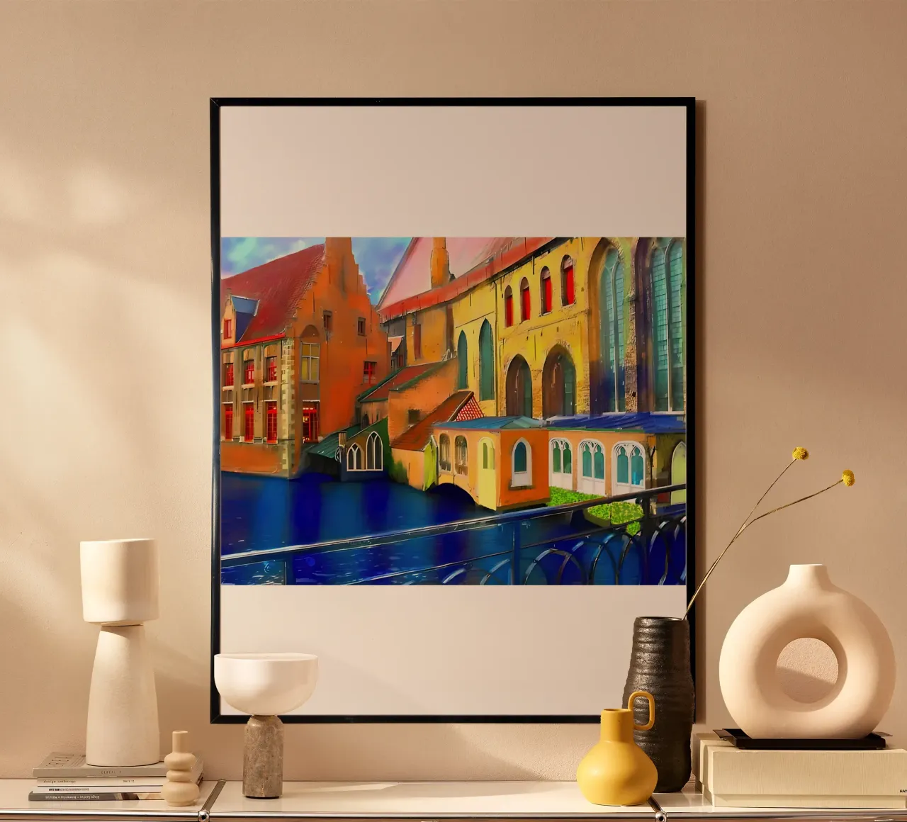 Amsterdam Bruges Colore poster da ART BEST