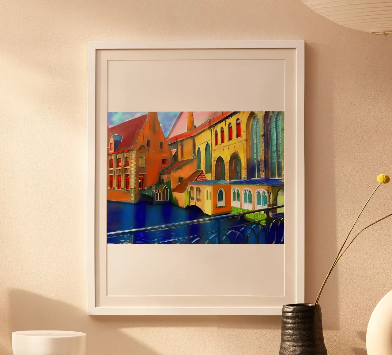 Amsterdam Bruges Colore poster da ART BEST