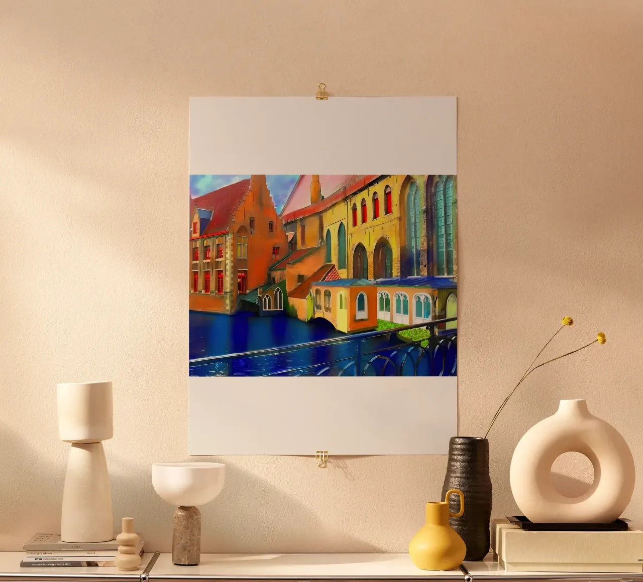 Amsterdam Bruges Colore poster da ART BEST