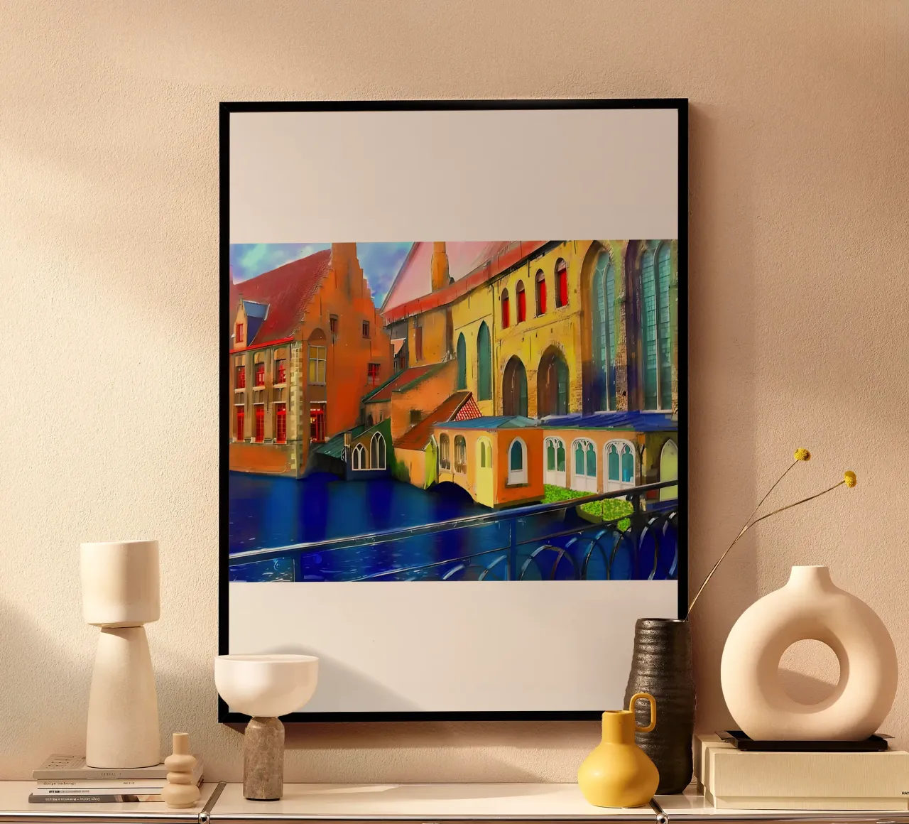 Amsterdam Bruges Colore poster da ART BEST