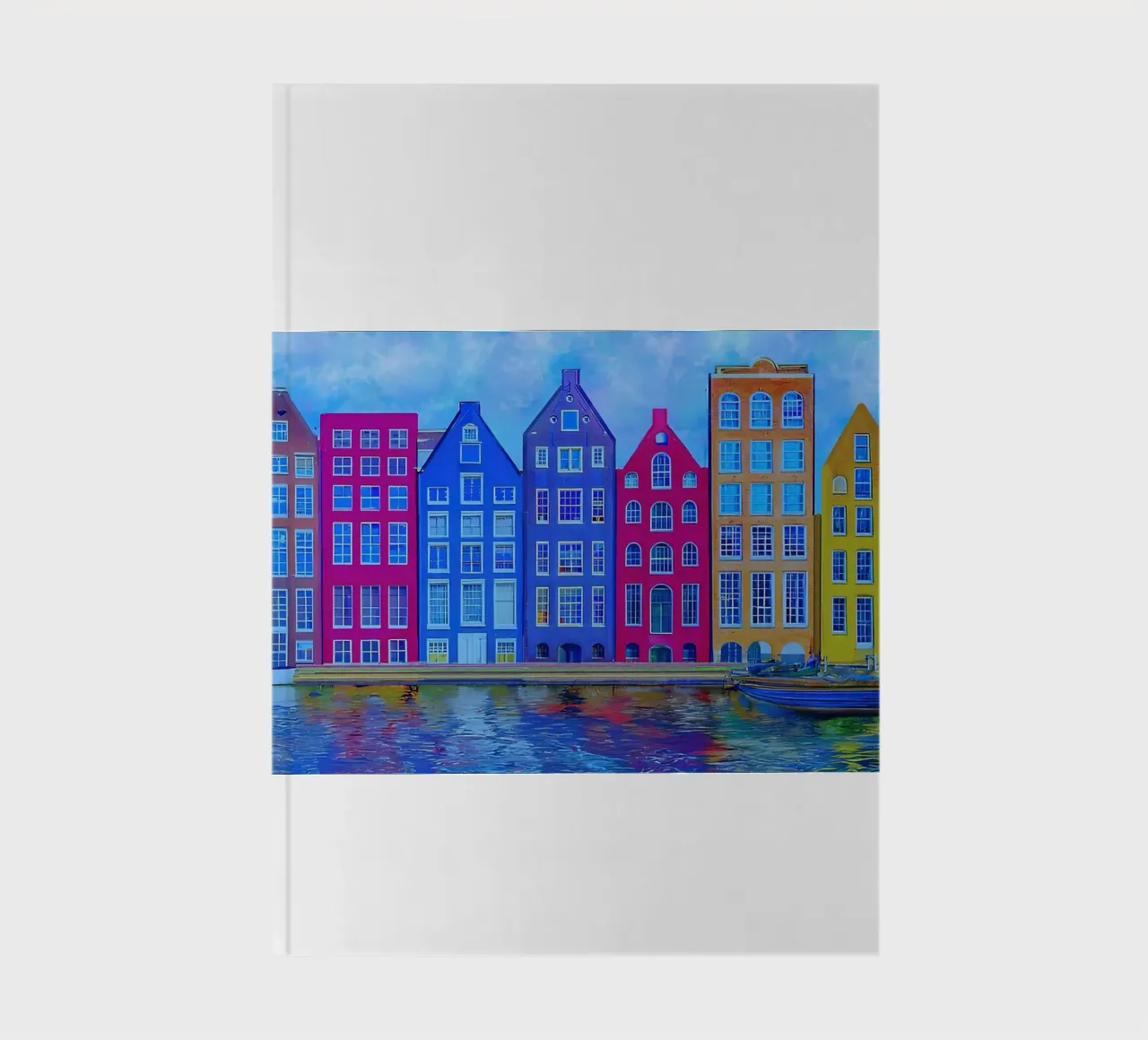 Maisons en rangée d'Amsterdam carnet de notes de ART BEST