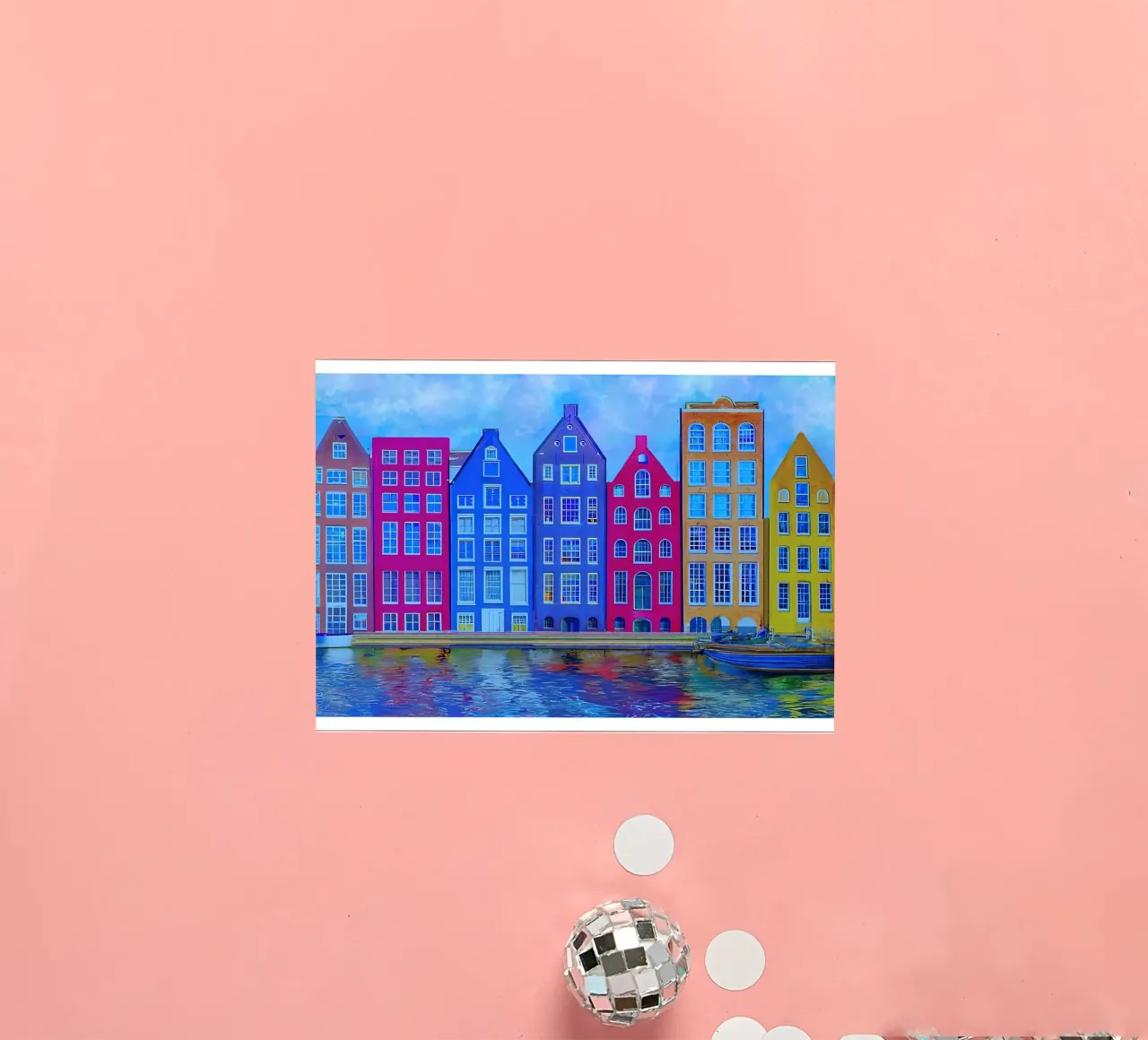Amsterdam Row Houses sticker by ART BEST