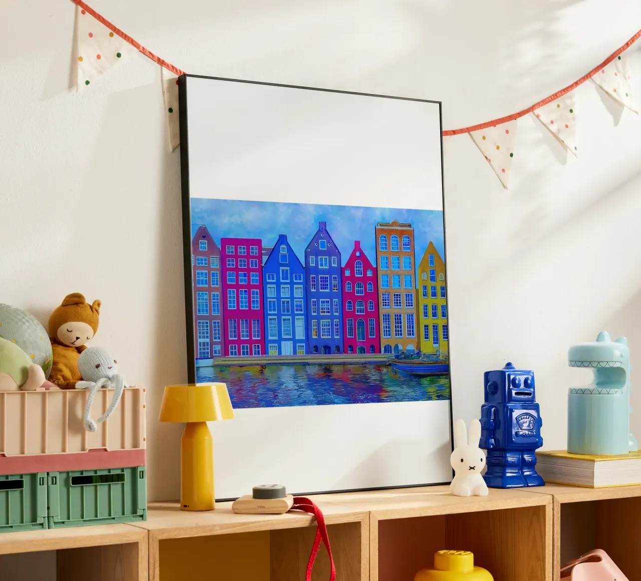 Case a schiera di Amsterdam alluminio dibond da ART BEST