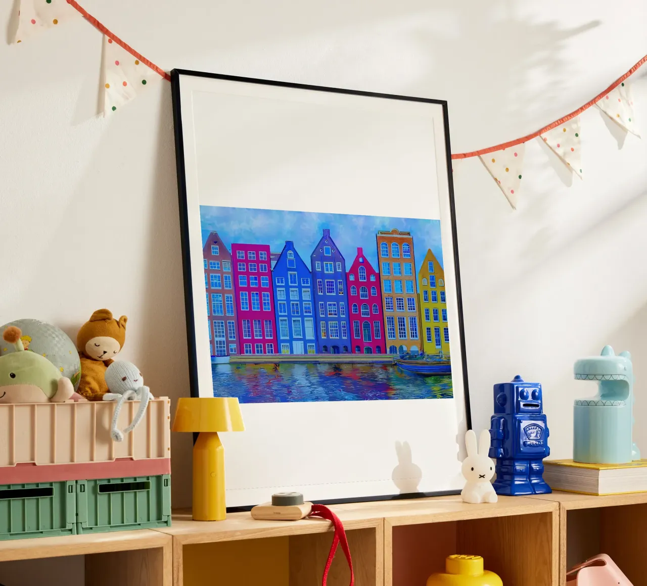 Maisons en rangée d'Amsterdam hahnemühle de ART BEST