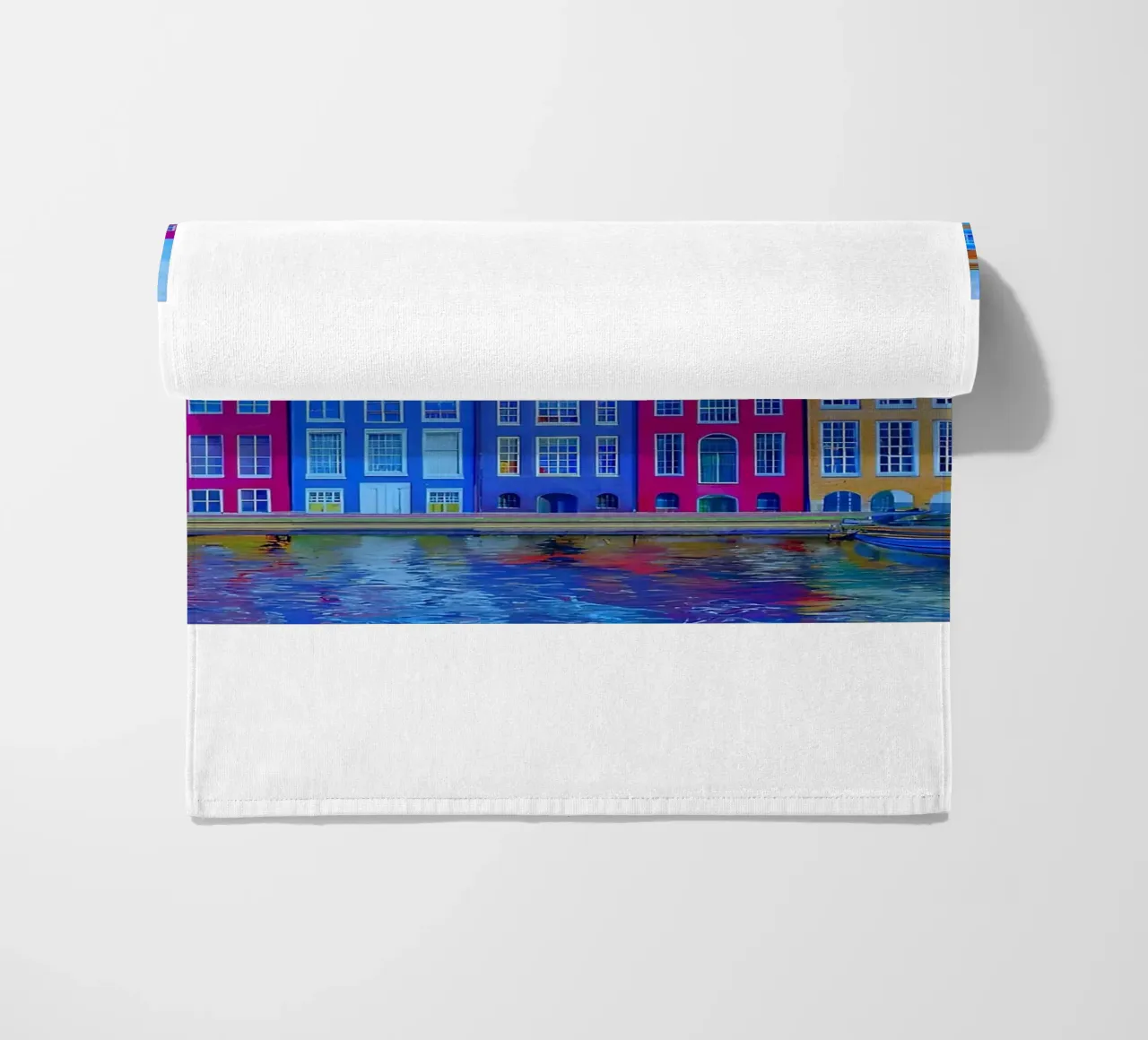 Case a schiera di Amsterdam telo mare da ART BEST
